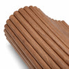 WOODFLEX Flexible Wooden Slat Wall Panel - Walnut Veneer - 2700mm x 600mm - Half Round 37mm