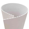 WOODFLEX WHITE PRIMED FLEXIBLE UNDER BENCH - HALF ROUND 27 - 900mm X 600mm