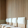 WOODFLEX® FLOW Flexible Wooden Wall Panel - Oak Veneer - 2700mm x 600mm - Half Round 37.5mm