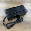 In Desk Cable Management Cubby Power, USB, HDMI & Data Box - 26.5cm -  Black