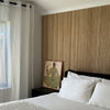 WOODFLEX Flexible Wooden Slat Wall Panel - Oak Veneer - 2700mm x 595mm - Half Round
