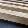 WOODFLEX Flexible Acoustic Battened Wood Slat Panel - 3 Sided Full Wrap Oak Veneer - 2700mm x 600mm
