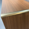 ANDERS Executive Desk Reversible Return 1.4M - Hazelnut & Beige
