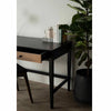 CONALL Study Desk 120cm - Walnut & Black