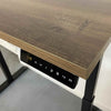ALVIS Standing Desk with Lift 1.2M - Warm Oak & Black