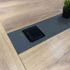 VIDAL Boardroom Table 3.0m x 1.2m - Warm Oak & Black