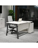 ASPEN Executive Desk Reversible 220-240cm - White & Black