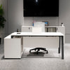 ASPEN Executive Desk 220cm - White & Black