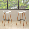 NORTE Bar Stool - Natural & White