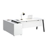 ASPEN Executive Desk 220cm - White & Black