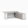 LUSH Executive Desk Right Return 240cm - Grey