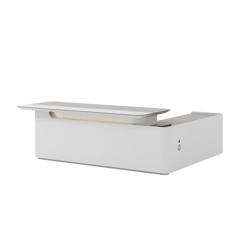 LUSH Executive Desk Left Return 240cm - Grey - innovatec.com.au