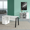 ASPEN Single Workstation 140cm - Reversible - White & Black