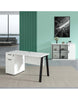 ASPEN Single Workstation 140cm - Reversible - White & Black