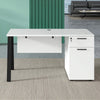 ASPEN Single Workstation 140cm - Reversible - White & Black