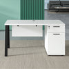 ASPEN Single Workstation 160cm - White & Black