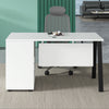 ASPEN Single Workstation 160cm - White & Black