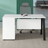 ASPEN Single Workstation 160cm - Reversible - White & Black