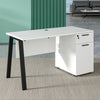 ASPEN Single Workstation 140cm - White & Black