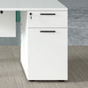 ASPEN Single Workstation 160cm - White & Black