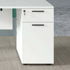 ASPEN Single Workstation 160cm - Reversible - White & Black