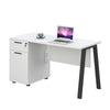 ASPEN Single Workstation 140cm - White & Black