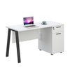 ASPEN Single Workstation 160cm - White & Black