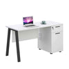 ASPEN Single Workstation 160cm - Reversible - White & Black