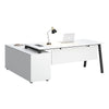 ASPEN Executive Desk 220cm - White & Black
