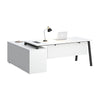 ASPEN Executive Desk 220cm - White & Black