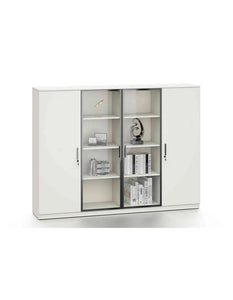 ASPEN Display Wall Unit 200cm - White