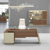 ANDERS Display Unit 240cm - Hazelnut & Beige