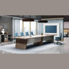 ANDERS Boardroom Table 320cm - Hazelnut & Beige