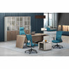 ANDERS Executive Desk Reversible Return 2.0M - Hazelnut & Beige