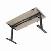 MARLO Single Workstation with Lift 1.4M - Oak & Black
