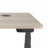 MARLO Workstation Single Lift - 1.4m - Black & Oak