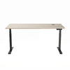 MARLO Single Workstation with Lift 1.4M - Oak & Black