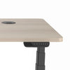 MARLO Single Workstation with Lift 1.6M - Oak & Black