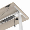 MARLO Single Workstation with Lift 1.6M - Oak & White