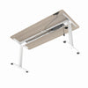 MARLO Workstation Single Lift - 1.6m - White & Oak