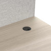MARLO 2 People Workstation Dual Lift 1.4M  - Oak & White
