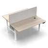 MARLO Workstation Dual Lift - 1.4m - White & Oak