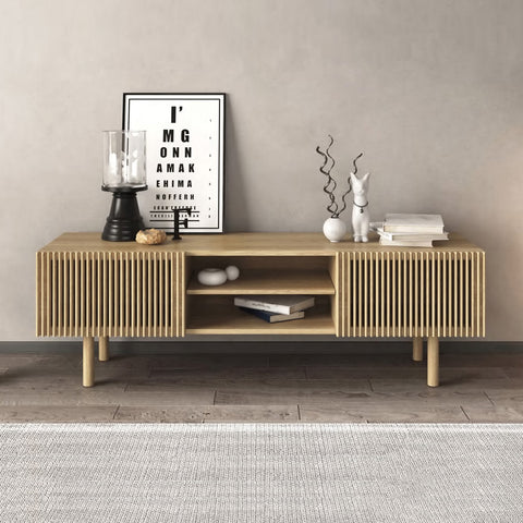 ORTON Entertainment TV Unit 160cm - Oak - innovatec.com.au