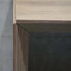 LOGAN Executive Desk Reversible 180cm - Warm Oak & Black