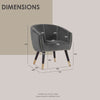 DENIZ Lounge Chair - Grey