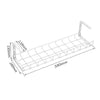 Under Desk Basket Cable Tray Management - Black