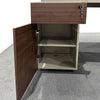 ANDERSON 2 People Back to Back Workstation 1.2M - Hazelnut & Beige