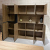 ADRIANO Display Unit  218cm - Light Brown