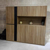 ADRIANO Display Unit  218cm - Light Brown