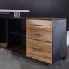 TRIBECA | ADRIANO 1.6-1.8m Reversible Executive Office Desk 160-180cm - Warm Oak